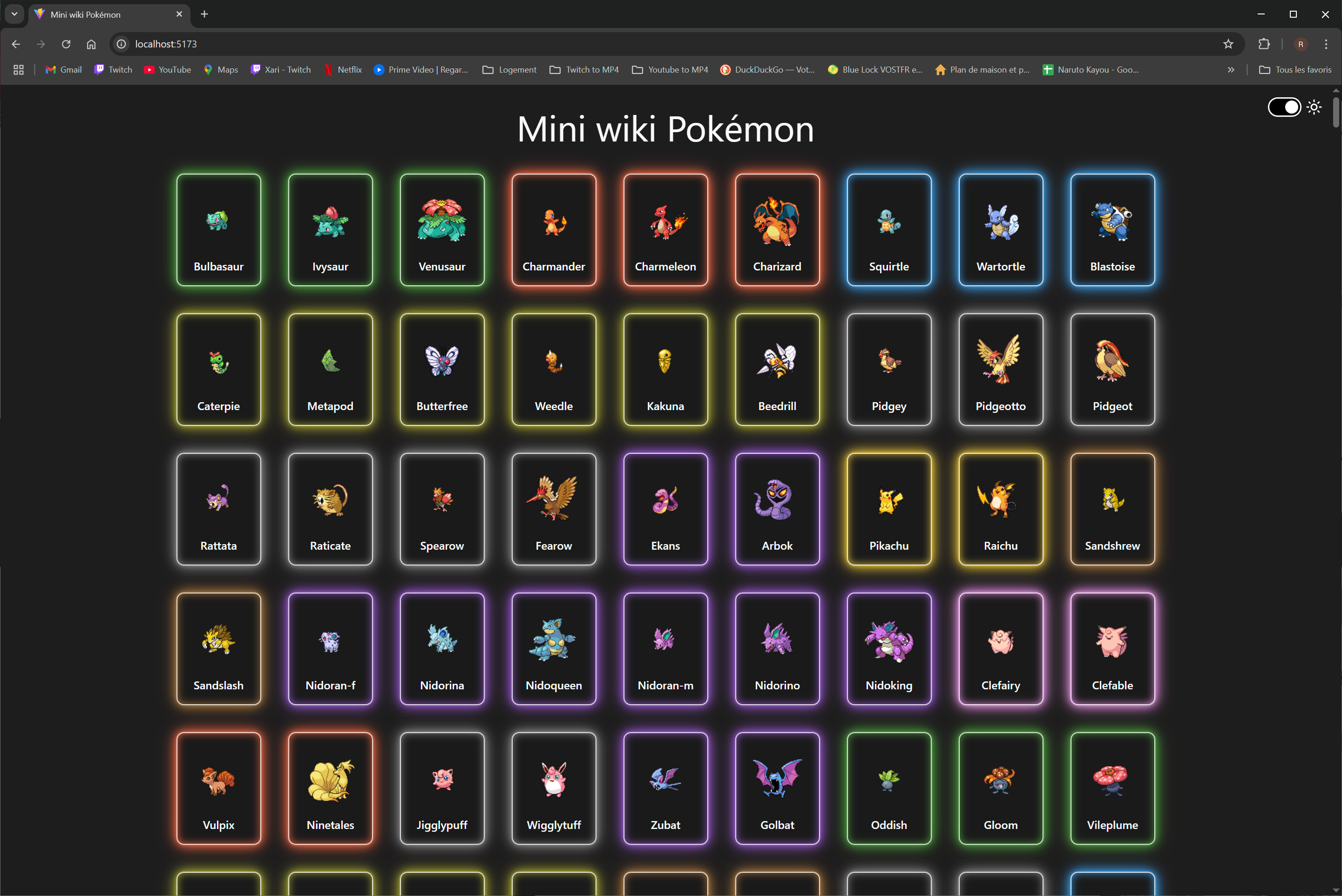 Site API Pokemon