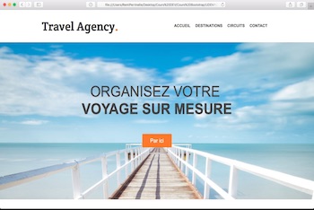 Site de voyage